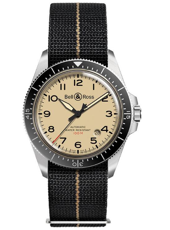 bell and ross BR V2-92 Military Beige BRV292-BEI-ST/SF replica watch